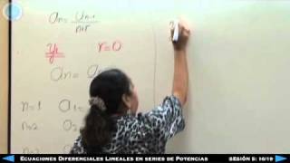 Ecuaciones Diferenciales Lineales en Series de Potencia Sesión 5 1619 [upl. by Leddy]