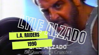 Lyle Alzado  Raiders Get Back 1990  Rare Television Segment On His 1990 Comeback Attempt  Beta [upl. by Dinsmore]