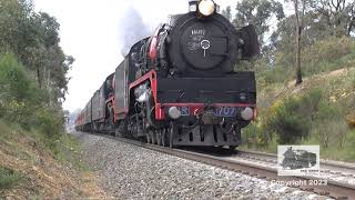 Double headed R class to Bendigo Part 1 [upl. by Aymik232]