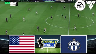 FC 24  USA W vs FC Zürich W 2272024  Friendly Match  Gameplay PS5 [upl. by Haraz]