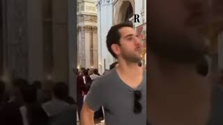 La chiesa di SANTIGNAZIO di Loyola presa dassalto UNORA di fila per un SELFIE [upl. by Karon502]