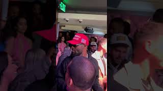 Le’Veon Bell at Club E11EVEN rocking his MAGA Hat e11even maga shorts [upl. by Narad]