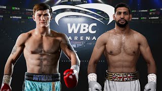 Ricky Hatton vs Amir Khan  Undisputed ESBC Gameplay [upl. by Nylssej644]