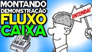 Demonstração FLUXO CAIXA método DIRETO e INDIRETO [upl. by Cuyler126]