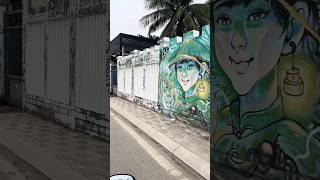 Graffiti wall Hanoi Westlake [upl. by Enelram491]