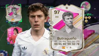 TOP 5 DEL JUEGO BUTRAGUEÑO 97 ICONO FUTTIES REVIEW  EA FC 24 ULTIMATE TEAM [upl. by Luoar]