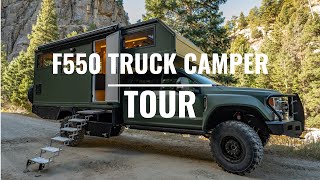 Custom Van Build FULL TOUR  Rossmönster  Overland Truck Camper F550  253 [upl. by Aerdua]