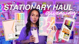 ✨ aesthetic back to school supplies haul 📓🌈 stationery essentials ALL FOR YOU🖋 [upl. by Pierre262]