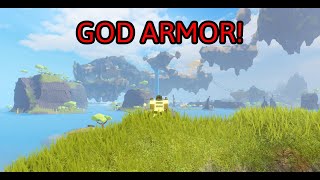 Getting GOD ARMOR In Booga Booga [upl. by Hanahs166]