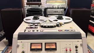 Otari MTR10 2 track 14 inch 75 IPS [upl. by Aleiram586]