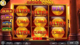 Community Member Lands Record Win On 😱 Crown Coins  Endorphina  New Online Slot EPIC Big WIN [upl. by Gereron]