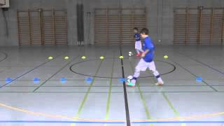 Fussballtraining Skill School 2  Finten  Technik [upl. by Keslie]