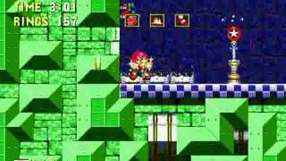 Sonic 3 amp Knuckles Project Angel Genesis  Longplay as quotKnucklesquot [upl. by Ferdy]