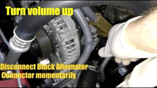 20122015 CamryCorolla Alternator quick noise diagnosis [upl. by Analart663]