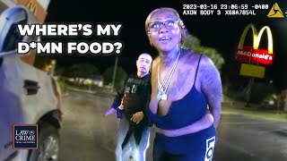 Bodycam Florida Woman Pulls Gun on McDonald’s Worker Over ‘Cheeseburger Bundle [upl. by Charin201]