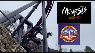 Nemesis Reborn Alton Towers Resort opening day Vlog [upl. by Onofredo]