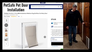 PetSafe Pet Door Installation [upl. by Callahan]