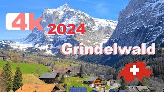 🇨🇭  2024  Winter  SWITZERLAND GRINDELWALD  Part 5  ITSELWALD BRIENZ ZERMATT THUN Suiza 4K [upl. by Doris]