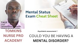 MENTAL HEALTH PSYCHIATRIC ASSESSMENT FOR NURSING STUDENTS [upl. by Worlock]