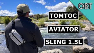 Tomtoc Aviator T33 Travel Sling 15L First Look Review [upl. by Oirromed926]