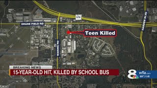 15yearold bicyclist fatally struck by school bus in Lakeland [upl. by Darnall]