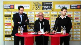 TigersTV Pressekonferenz WALTER Tigers vs NEW YORKER Phantoms Saison 20112012 [upl. by Veriee]