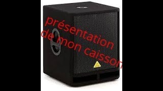 présentation de mon caisson de basse [upl. by Enaj]