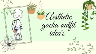 Aesthetic cosy Gacha outfit ideas 💚 Edition [upl. by Ase637]