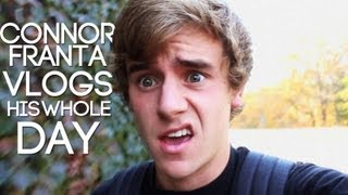 Connor Franta Vlogs His Whole Day [upl. by Allenotna614]