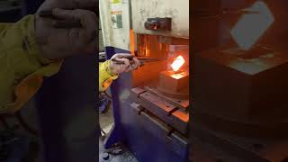 Drop Forging S7 Tool Steel Spring Fuller Dies at Blacksmiths Depot [upl. by Stewart]