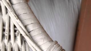 HOW TO  Rewrap a Wicker Leg [upl. by Adalai]