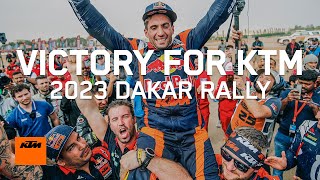 Kevin Benavides amp Red Bull KTM win Dakar Rally 2023  KTM [upl. by Jase480]