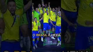 O BRASIL é HEXA no FUTSAL  Copa do mundo de Futsal 2024 Brasil x Argentina [upl. by Leunas]