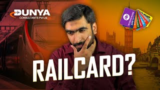 UK Students Need This  Railcard UK  Reality of Railcard  Study in UK  Dunya Consultants [upl. by Shermy963]