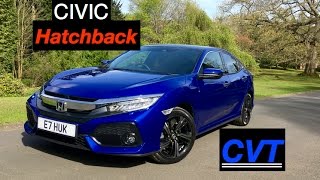 2017 Honda Civic Hatchback CVT Review  Inside Lane [upl. by Yrolg]