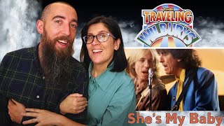 The Traveling Wilburys  Shes My Baby REACTION with my wife [upl. by Rudie]