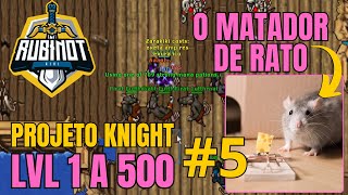 RubinOT  Tibia Projeto Knight 1 a 500  EP05 CULT ORCS PIRATS E LINKED TASK HOTWORM  LION HAMMER [upl. by Allehcim766]