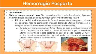 Hemorragia Posparto 22  Ginecología [upl. by Elle]