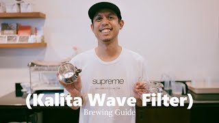 Kalita Wave 155 Filter Brewing Guide  Samadool Coffee [upl. by Ennovihs]