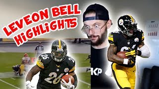 Rugby Player Reacts to LEVEON BELL NFL Highlights [upl. by Nicoline642]