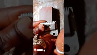 HOW TO SHARPEN CLIPPER BLADES UNDER 1 MINUTE SECRETS BEHIND THUMB [upl. by Eenrahc491]