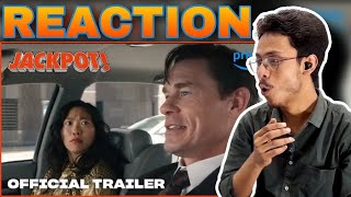 Jackpot  Official Trailer Reaction  Prime Video  Holly Verse [upl. by Sydalg791]