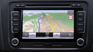 Erstkontakt VW RNS 510  Navigation MAPNAVTRAFFIC [upl. by Sup]