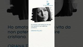 Oriana Fallaci  Amore per la vita [upl. by Eatnoid745]