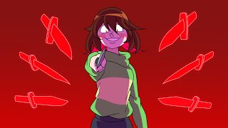 Frisk vs Chara  Undertale animation [upl. by Launam325]