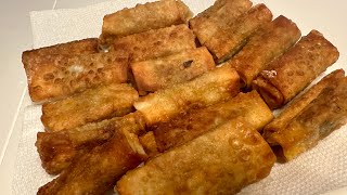 Crunchy Beef And Veggie Spring Rolls [upl. by Chabot]