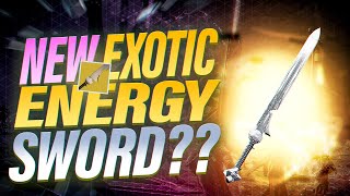 The First Exotic Energy Sword in Destiny 2  WTF 1 shot in PVP [upl. by Melcher847]