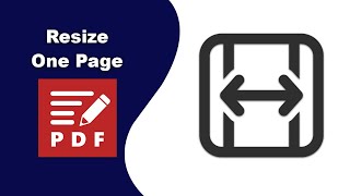 How to resize one page of a pdf in PDF XChange Editor [upl. by Ekihc]