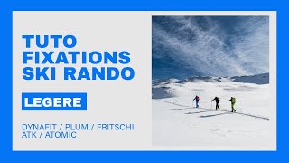 Comparatif fixations Ski Rando Dynafit Speed Plum Pika Fritschi Xenic ATK Crest Atomic Backland [upl. by Bonita]