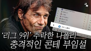 리그 9위 김민재 떠난 나폴리 처참하게 무너지는 수비라인  두 번째 감독 경질설까지 콘테 감독 부임하나 [upl. by Benedict]